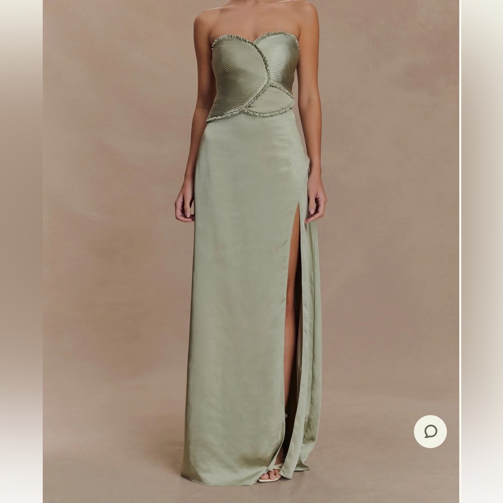 Meshki Sage Green Maxi Dress